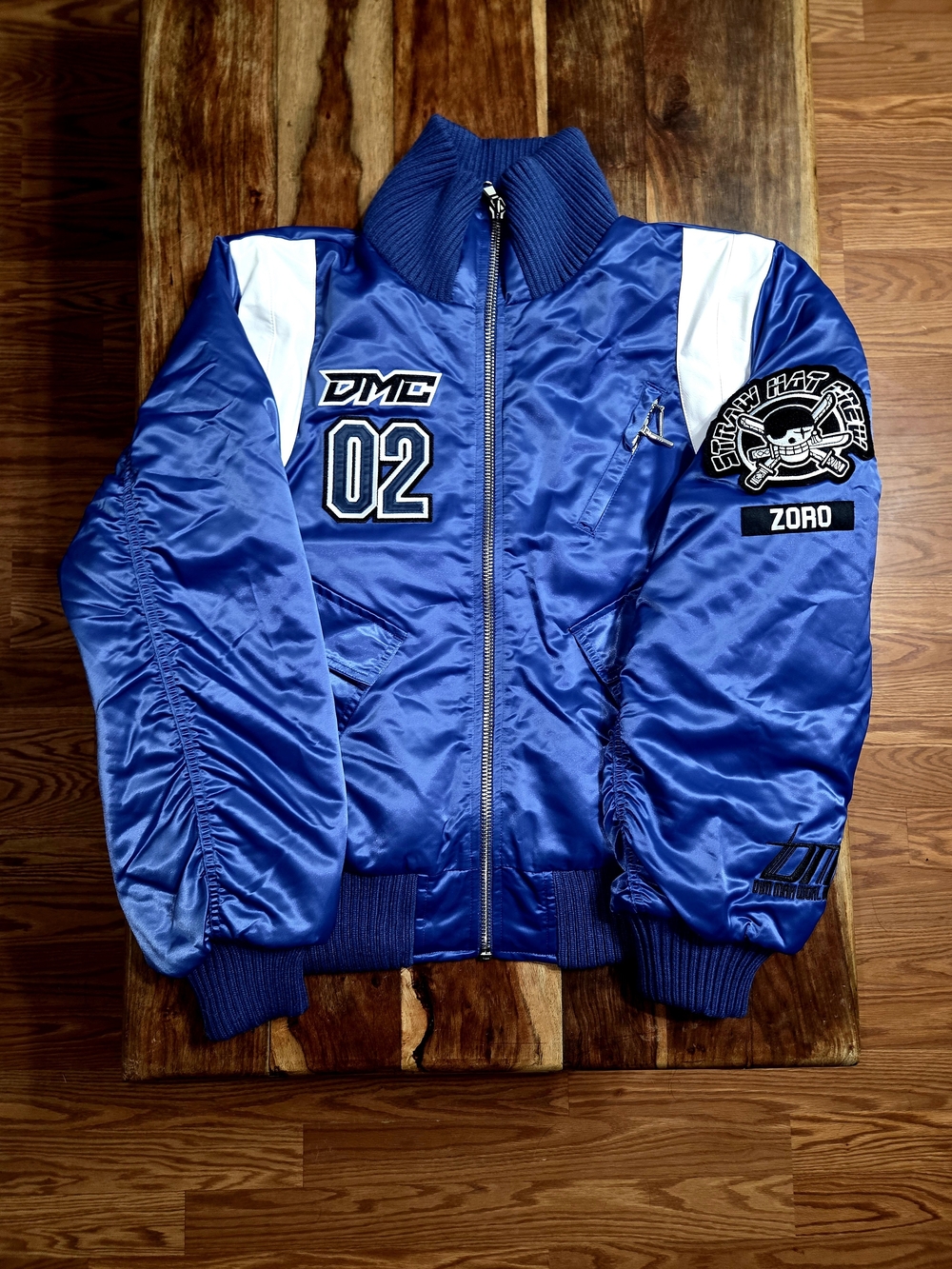 Steve Aoki's DIM MAK/One-Piece Collab Men's -ZORO- Bomber Jacket